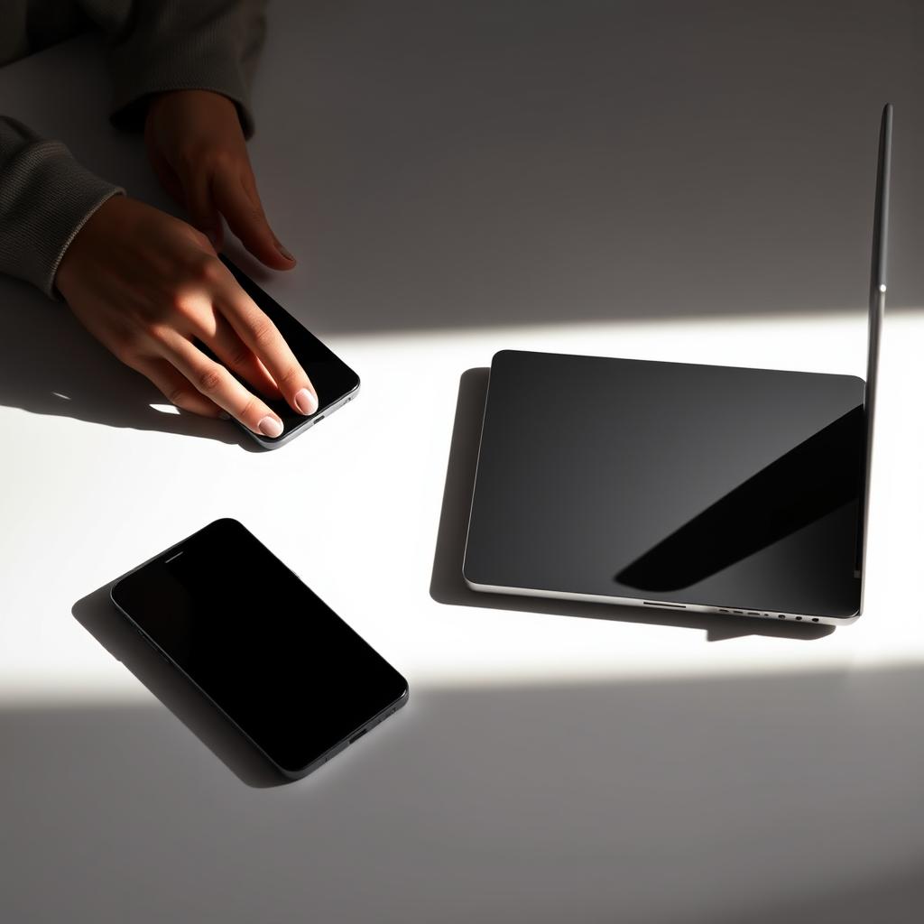 Pessoa usando um aplicativo de comparação de preços no celular para buscar ofertas de eletrônicos.